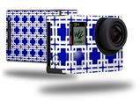 Boxed Royal Blue - Decal Style Skin fits GoPro Hero 4 Black Camera (GOPRO SOLD SEPARATELY)