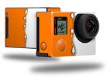 Ripped Colors Orange White - Decal Style Skin fits GoPro Hero 4 Black Camera (GOPRO SOLD SEPARATELY)