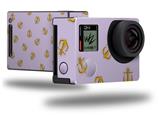 Anchors Away Lavender - Decal Style Skin fits GoPro Hero 4 Black Camera (GOPRO SOLD SEPARATELY)