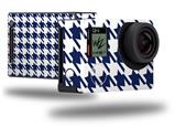 Houndstooth Navy Blue - Decal Style Skin fits GoPro Hero 4 Black Camera (GOPRO SOLD SEPARATELY)