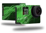 Mystic Vortex Green - Decal Style Skin fits GoPro Hero 4 Black Camera (GOPRO SOLD SEPARATELY)