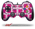 Squared Fushia Hot Pink - Decal Style Skin fits Logitech F310 Gamepad Controller (CONTROLLER NOT INCLUDED)