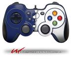 Ripped Colors Blue White - Decal Style Skin fits Logitech F310 Gamepad Controller (CONTROLLER NOT INCLUDED)
