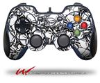Scattered Skulls White - Decal Style Skin fits Logitech F310 Gamepad Controller (CONTROLLER NOT INCLUDED)