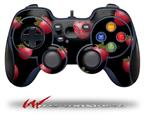 Strawberries on Black - Decal Style Skin fits Logitech F310 Gamepad Controller (CONTROLLER NOT INCLUDED)