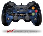 2010 Chevy Camaro Aqua - Black Stripes on Black - Decal Style Skin fits Logitech F310 Gamepad Controller (CONTROLLER NOT INCLUDED)