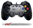 Glass Heart Grunge Gray - Decal Style Skin fits Logitech F310 Gamepad Controller (CONTROLLER NOT INCLUDED)