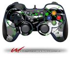 Abstract 02 Green - Decal Style Skin fits Logitech F310 Gamepad Controller (CONTROLLER NOT INCLUDED)