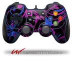 Twisted Garden Hot Pink and Blue - Decal Style Skin fits Logitech F310 Gamepad Controller (CONTROLLER NOT INCLUDED)