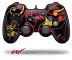 Twisted Garden Red and Yellow - Decal Style Skin fits Logitech F310 Gamepad Controller (CONTROLLER NOT INCLUDED)
