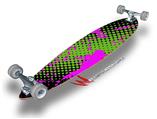 Halftone Splatter Hot Pink Green - Decal Style Vinyl Wrap Skin fits Longboard Skateboards up to 10"x42" (LONGBOARD NOT INCLUDED)