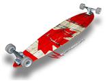 Painted Faded and Cracked Canadian Canada Flag - Decal Style Vinyl Wrap Skin fits Longboard Skateboards up to 10"x42" (LONGBOARD NOT INCLUDED)