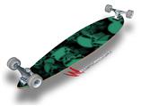 Skulls Confetti Seafoam Green - Decal Style Vinyl Wrap Skin fits Longboard Skateboards up to 10"x42" (LONGBOARD NOT INCLUDED)