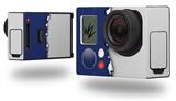Ripped Colors Blue Gray - Decal Style Skin fits GoPro Hero 3+ Camera (GOPRO NOT INCLUDED)