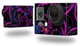 Twisted Garden Hot Pink and Blue - Decal Style Skin fits GoPro Hero 3+ Camera (GOPRO NOT INCLUDED)