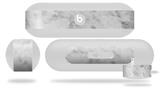 Decal Style Wrap Skin works with Beats Pill Plus Speaker Marble Granite 07 White Gray Skin Only (BEATS PILL NOT INCLUDED)