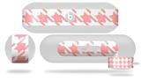 Decal Style Wrap Skin works with Beats Pill Plus Speaker Houndstooth Pink Skin Only (BEATS PILL NOT INCLUDED)