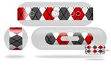 Decal Style Wrap Skin works with Beats Pill Plus Speaker Argyle Red and Gray Skin Only (BEATS PILL NOT INCLUDED)