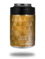 Skin Decal Wrap for Yeti Colster, Ozark Trail and RTIC Can Coolers - Triangle Mosaic Orange (COOLER NOT INCLUDED)