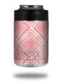 Skin Decal Wrap for Yeti Colster, Ozark Trail and RTIC Can Coolers - Wavey Pink (COOLER NOT INCLUDED)