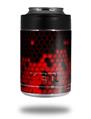 Skin Decal Wrap for Yeti Colster, Ozark Trail and RTIC Can Coolers - HEX Red (COOLER NOT INCLUDED)