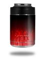 Skin Decal Wrap for Yeti Colster, Ozark Trail and RTIC Can Coolers - Fire Red (COOLER NOT INCLUDED)