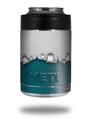 Skin Decal Wrap for Yeti Colster, Ozark Trail and RTIC Can Coolers - Ripped Colors Gray Seafoam Green (COOLER NOT INCLUDED)