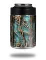 Skin Decal Wrap for Yeti Colster, Ozark Trail and RTIC Can Coolers - WraptorCamo Grassy Marsh Camo Neon Teal (COOLER NOT INCLUDED)