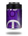 Skin Decal Wrap for Yeti Colster, Ozark Trail and RTIC Can Coolers - Love and Peace Purple (COOLER NOT INCLUDED)