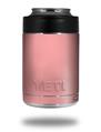 Skin Decal Wrap for Yeti Colster, Ozark Trail and RTIC Can Coolers - Solids Collection Pink (COOLER NOT INCLUDED)
