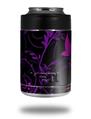 Skin Decal Wrap for Yeti Colster, Ozark Trail and RTIC Can Coolers - Twisted Garden Purple and Hot Pink (COOLER NOT INCLUDED)