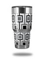 Skin Decal Wrap for Yeti Tumbler Rambler 30 oz Squares In Squares (TUMBLER NOT INCLUDED)