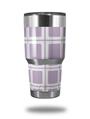 Skin Decal Wrap for Yeti Tumbler Rambler 30 oz Squared Lavender (TUMBLER NOT INCLUDED)