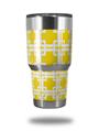 Skin Decal Wrap for Yeti Tumbler Rambler 30 oz Boxed Yellow (TUMBLER NOT INCLUDED)