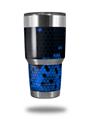 Skin Decal Wrap for Yeti Tumbler Rambler 30 oz HEX Blue (TUMBLER NOT INCLUDED)
