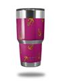 Skin Decal Wrap for Yeti Tumbler Rambler 30 oz Anchors Away Fuschia Hot Pink (TUMBLER NOT INCLUDED)