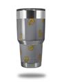 Skin Decal Wrap for Yeti Tumbler Rambler 30 oz Anchors Away Gray (TUMBLER NOT INCLUDED)