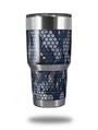 Skin Decal Wrap for Yeti Tumbler Rambler 30 oz HEX Mesh Camo 01 Blue (TUMBLER NOT INCLUDED)