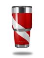 Skin Decal Wrap for Yeti Tumbler Rambler 30 oz Dive Scuba Flag (TUMBLER NOT INCLUDED)