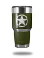 Skin Decal Wrap for Yeti Tumbler Rambler 30 oz Distressed Army Star (TUMBLER NOT INCLUDED)