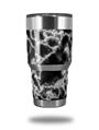 Skin Decal Wrap for Yeti Tumbler Rambler 30 oz Electrify White (TUMBLER NOT INCLUDED)