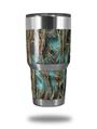 Skin Decal Wrap for Yeti Tumbler Rambler 30 oz WraptorCamo Grassy Marsh Camo Neon Teal (TUMBLER NOT INCLUDED)