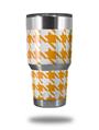 Skin Decal Wrap for Yeti Tumbler Rambler 30 oz Houndstooth Orange (TUMBLER NOT INCLUDED)