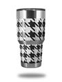 Skin Decal Wrap for Yeti Tumbler Rambler 30 oz Houndstooth Dark Gray (TUMBLER NOT INCLUDED)