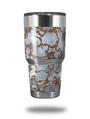 Skin Decal Wrap for Yeti Tumbler Rambler 30 oz Rusted Metal (TUMBLER NOT INCLUDED)