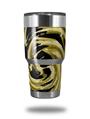 Skin Decal Wrap for Yeti Tumbler Rambler 30 oz Alecias Swirl 02 Yellow (TUMBLER NOT INCLUDED)