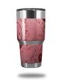 Skin Decal Wrap for Yeti Tumbler Rambler 30 oz Feminine Yin Yang Red (TUMBLER NOT INCLUDED)