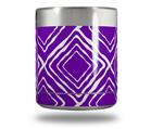 Skin Decal Wrap for Yeti Rambler Lowball - Wavey Purple (CUP NOT INCLUDED)