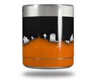 Skin Decal Wrap for Yeti Rambler Lowball - Ripped Colors Black Orange (CUP NOT INCLUDED)