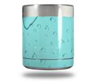 Skin Decal Wrap for Yeti Rambler Lowball - Raining Neon Teal (CUP NOT INCLUDED)